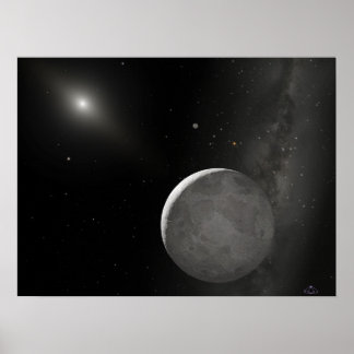 Póster Eris (Xena) y su disnomia lunar
