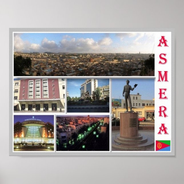 Póster Eritrea - Asmar - (Frente)