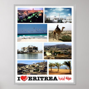 Póster Eritrea - Me encanta-