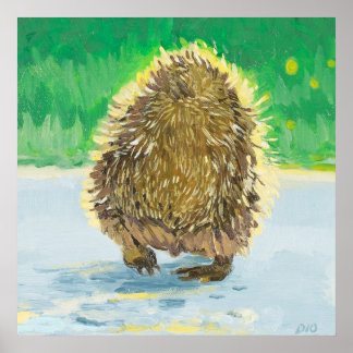 Póster Erizo Tush, Erizo Hog Adorable