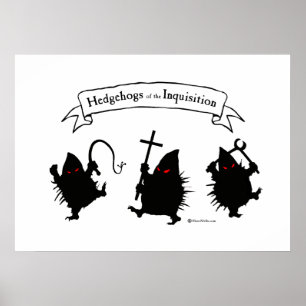 Póster Erizos de la inquisición