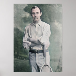 Póster Ernest Renshaw - Jugador de tenis