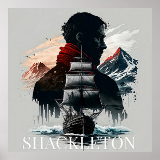 Póster Ernest Shackleton