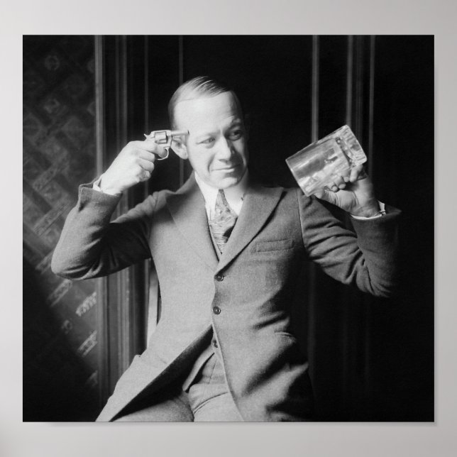 Póster Ernie Hare - Muerte o Alcohol - Foto de prohibició (Frente)