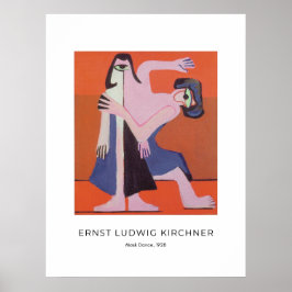 Póster Ernst L. Kirchner - Máscara de danza - Bella Artes
