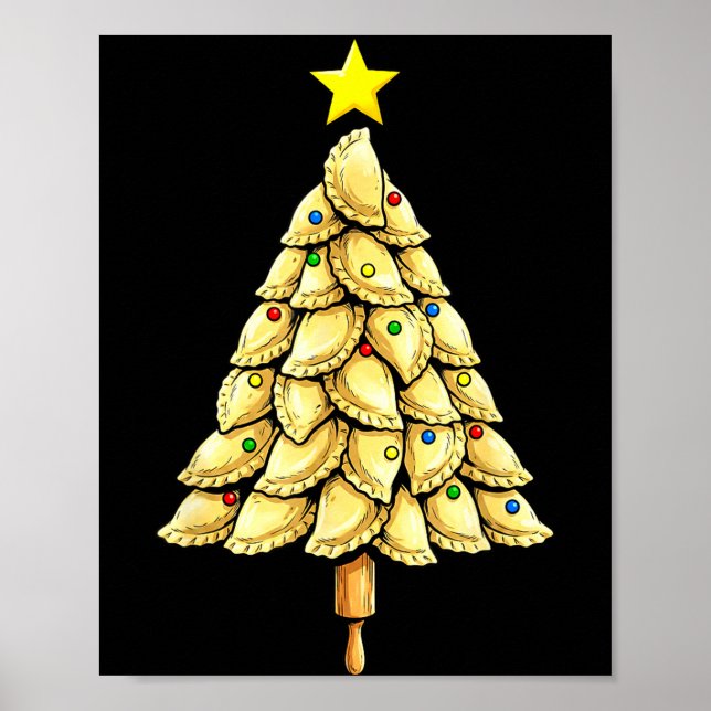 Póster Erogi Tree Christmas Xmas Funny Lish Food Costume  (Frente)
