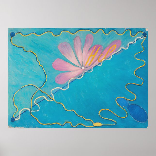 Póster Eros Series, Grupo II, No. 2 de Hilma af Klint (Frente)