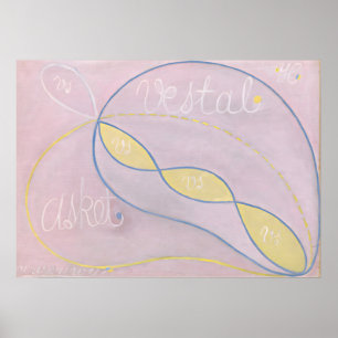 Póster Eros Series, n.º 2, 1907   Hilma af Klint