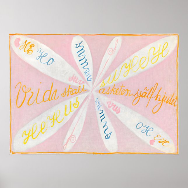 Póster Eros Series, nr. 5 de Hilma af Klint (Frente)