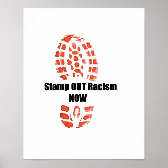 Póster Erradicar el racismo (Frente)