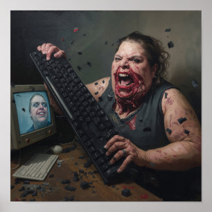 Póster Error de Ira: Fallo del Sistema - Delirio de Ctrl 