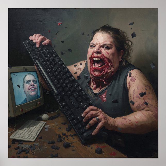 Póster Error de Ira: Fallo del Sistema - Delirio de Ctrl  (Frente)