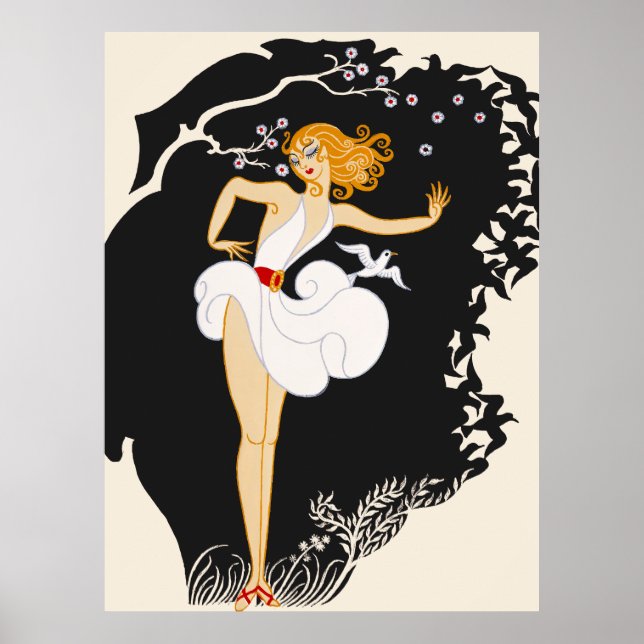 Póster Erté - Charnos (Frente)