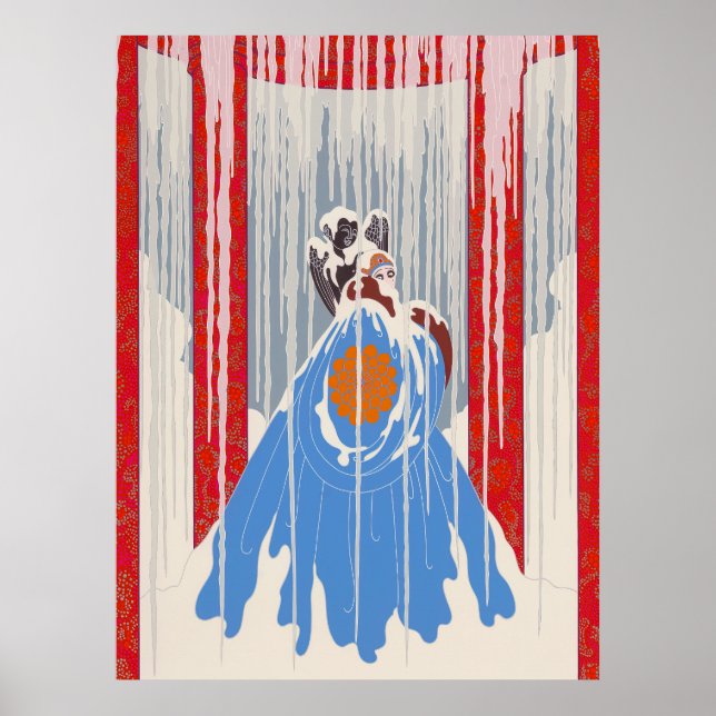 Póster Erté - El cautivo del amor (Frente)