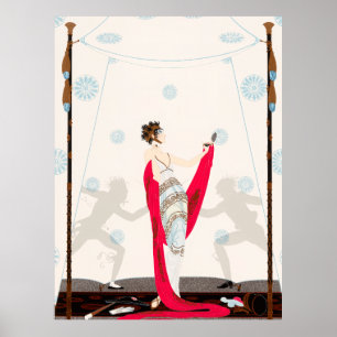 Póster Erté - El Duel