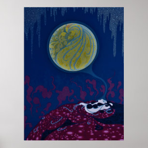 Póster Erté - El sueño de la Tierra