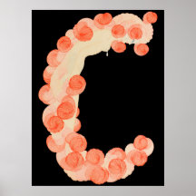 Erté - La carta C de la suite alfabética, 1976