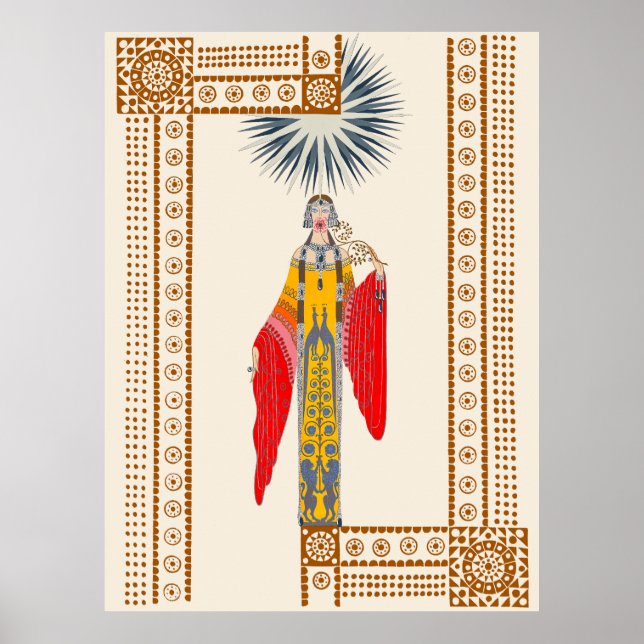 Póster Erté - La Princess Lointaine (Frente)