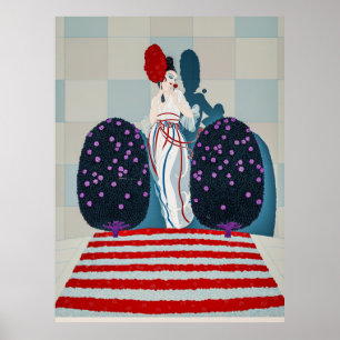 Póster Erté - Lafayette