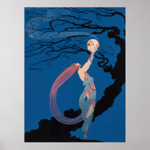 Póster Erté - Luciérnagas
