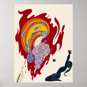 Póster Erté - Oriental Tale