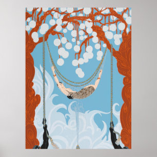 Póster Erté - Spider Web, 1980