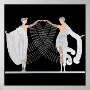 Póster Erté - Suite de amor y pasión, danza matrimonial