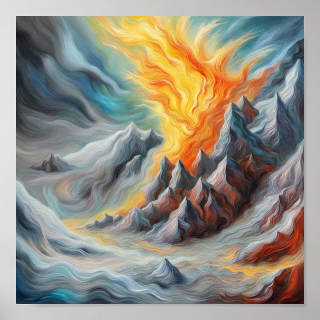 Póster Erupción (Frente)