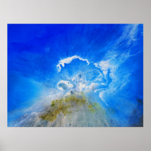 Póster Erupción volcánica