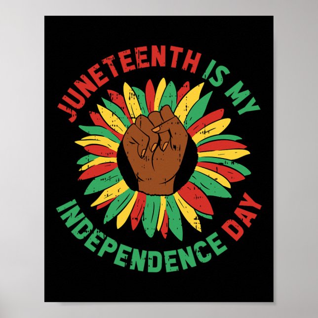 Póster ¿Es afrocéntrica mi historia negra del día de la i (Frente)