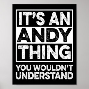 Póster Es algo de Andy que no entenderías Andy Ch