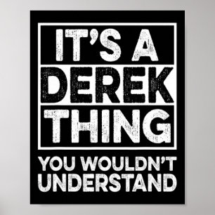 Póster Es algo de Derek que no entenderías Derek C