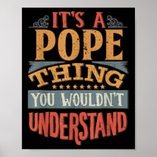Póster Es algo que no entenderías por el Papa