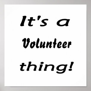 Póster ¡Es algo voluntario!
