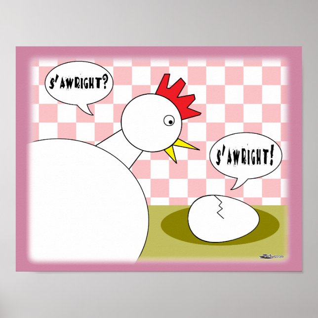 Póster ¿Es Awright? (Frente)