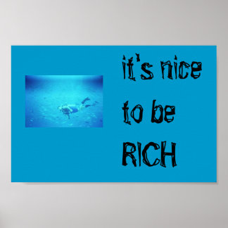 Póster es bueno ser poster RICH