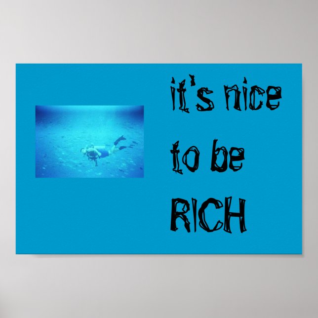 Póster es bueno ser poster RICH (Frente)