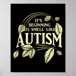 Póster Es casi un curioso autismo de acción de gracias au