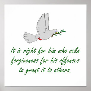 Póster Es Correcto Para El Que Pide Perdón - Perdón.