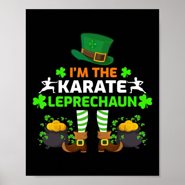 Póster Es curioso que sea The Karate Leprechaun Karate St (Frente)
