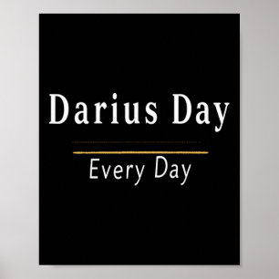 Póster Es Darius Day Meme Divertido – Celebra el Amor1