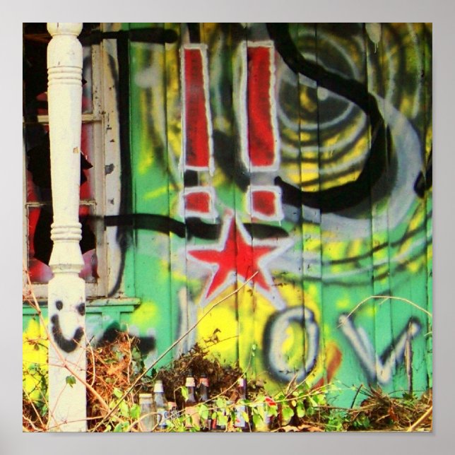 Póster ¿es demasiado grafitti? (Frente)