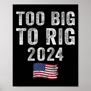 Póster Es Divertido Estafar A Trump 2024 Diciendo A Los H
