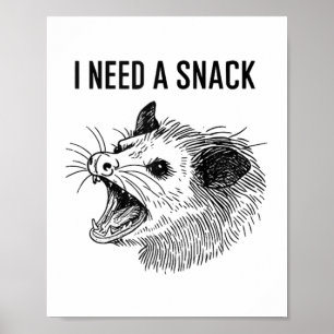 Póster Es Divertido Que Necesito Un Meme De Aperitivos -