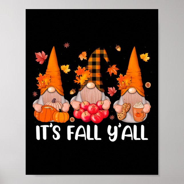 Póster Es el Autu de Halloween de Acción de Gracias Fall  (Frente)