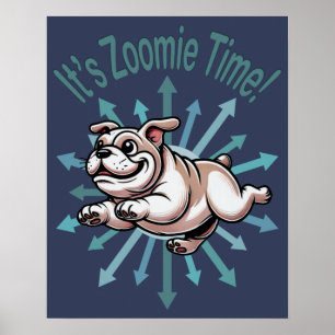 Póster Es el Bulldog del tiempo de Zoomie