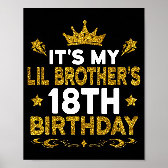 Póster Es el cumpleaños número 18 de mi hermano menor Fel (Frente)