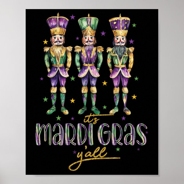 Póster Es el desfile de petardos mardi gras yall (Frente)