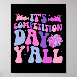 Póster Es el día de la competencia de porristas Día de la