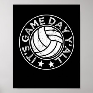 Póster Es el día del partido, todos divertidos jugadores